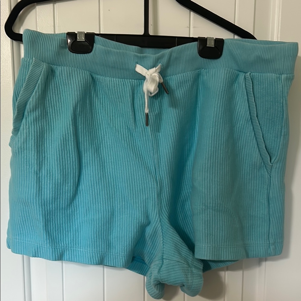Aerie Blue Lounge Shorts with Elastic Waistband